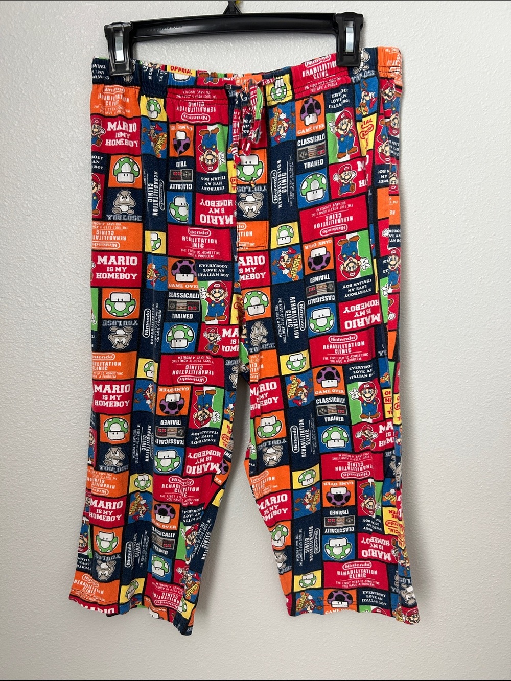 Vintage Nintendo Super Mario Lounge Pajama Pants